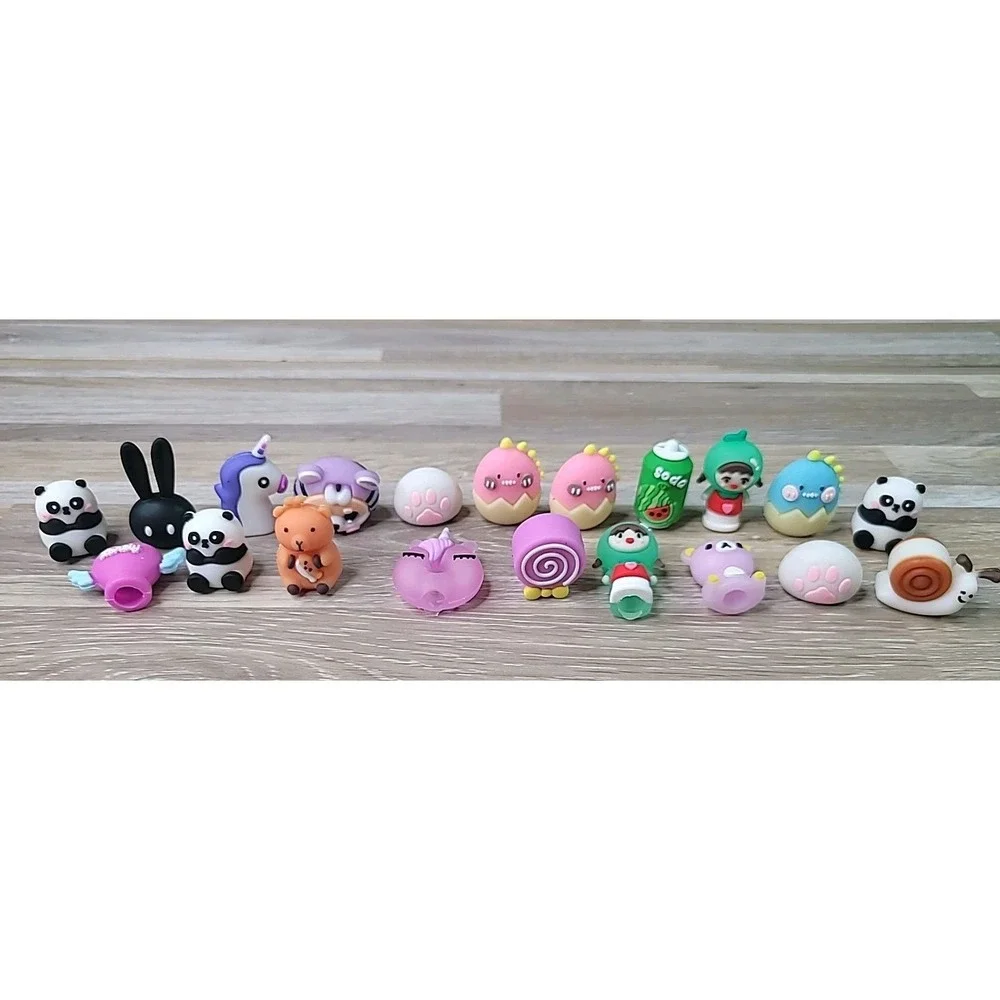 Fun Lot of Mini Erasers for Kids Bulk Assorted Novelty‎ Pencil Erasers Student